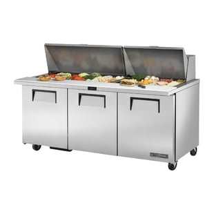 TRUE | Werktafel Met Koelkast Tssu-72-30M-B-St-Hc