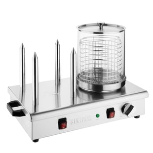 Buffalo | hotdogwarmer met 4 warmhoudpennen