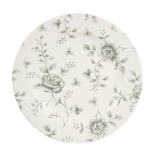 Churchill | Rose Chintz Grey Bord 21cm (6 stuks)