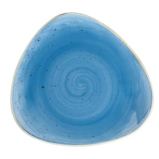 Churchill | Stonecast Cornflower Blue Driehoekig Bord 19.2cm (12 stuks)