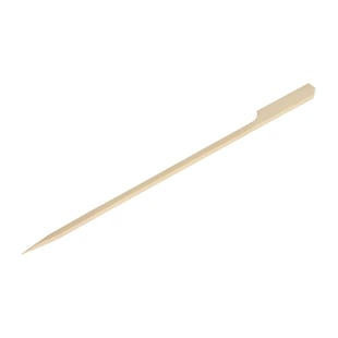 Fiesta Compostable | biologisch afbreekbare bamboeprikkers peddelvorm 18cm (100 stuks)