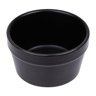 Olympia | stapelbare ramekin mat zwart 9,5cm (6 stuks)