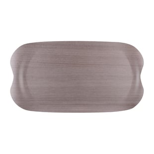 Roltex | Wave dienblad grijs houtnerf 43x23cm