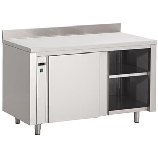 Gastro M | RVS warmhoudkast met achteropstand 85x140x70cm