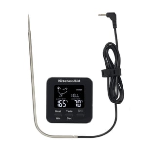 Kitchenaid | Global Digitale Bedrade Probe Thermometer Zwart