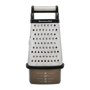 Kitchenaid | Rasp Met Container Zwart