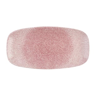 Churchill Super Vitrified | Churchill Raku Pink Quartz Chefs Ovaal Bord 35.2 x 18.7cm (6 stuks)