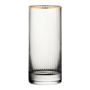 Utopia | Hayworth Hiball-Glas Met Gouden Rand, 355ml (6 stuks)