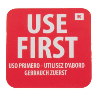Hygiplas | verwijderbare etiketten 'Use First' (1000 stuks)