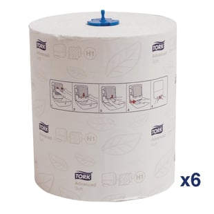 Tork | Advanced handdoekrollen 2-laags 150m (6 stuks)