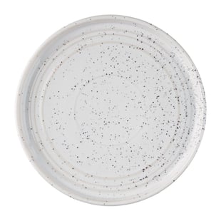 Olympia | Cavolo Wit Spikkel Platte Ronde Bord 180mm (6 Stuks)