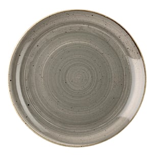 Churchill | Stonecast Grey Evolve Coupe Bord (6 stuks)