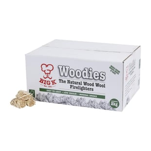 Big K | Woodies natuurlijk houtwol aanmaakkrullen 2kg