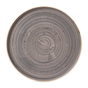 Churchill | Stonecast Grey Bord Met Opstaande Rand 27.9cm (6 stuks)