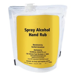 Rubbermaid | Manual ongeparfumeerde handreiniger spray 60% alcohol - 400ml (12 stuks)