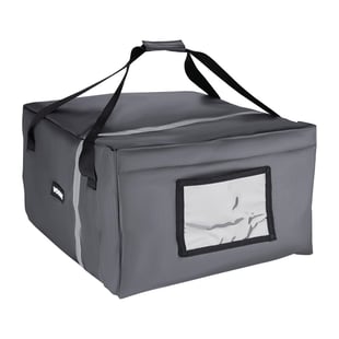 Vogue | geïsoleerde pizza bezorgtas grijs 495x495x320mm