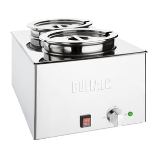 Buffalo | bain-marie met 2x 5,2Ltr bakken