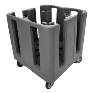 Cambro | Compact Verstelbare Bordenwagen Zwart