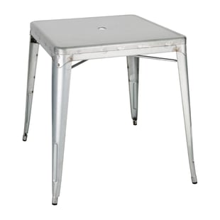 Bolero | Bistro gegalvaniseerd stalen tafel vierkant 668mm