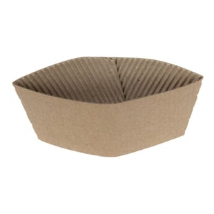 Fiesta | Golfkartonnen beker sleeves voor 22,7cl bekers (1000 stuks)
