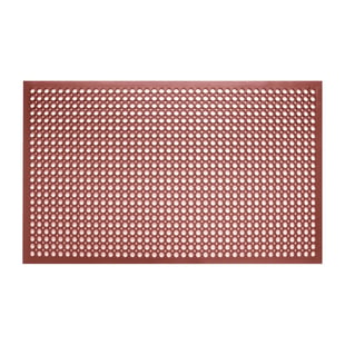 Jantex | rubberen vetbestendige anti-vermoeidheidsmat rood 1500 x 900mm