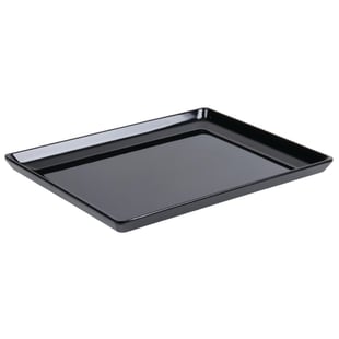 APS | Float platte melamine schaal zwart GN 1/1