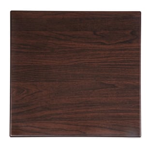Bolero | Vierkante Tafelblad Donkerbruin 60cm