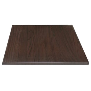 Bolero | vierkant tafelblad donkerbruin 70cm