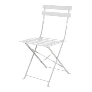 Bolero | opklapbare terrasstoelen grijs (2 stuks)