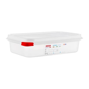 Araven | GN 1/4 voedseldoos met deksel 1,8Ltr (4 stuks)