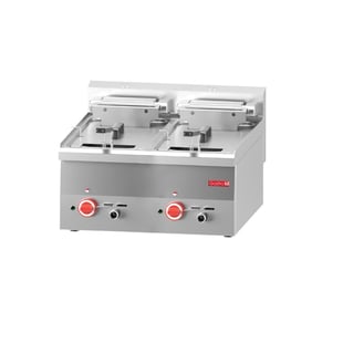 Gastro M | 600 elektrische friteuse 2x 10Ltr 60/60 FRE