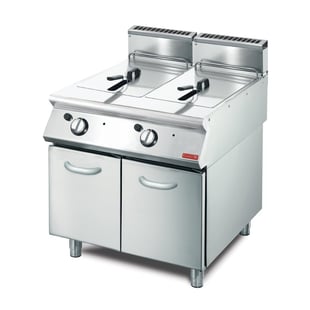 Gastro M | 700 gas friteuse 2x 13Ltr 70/80 FRG