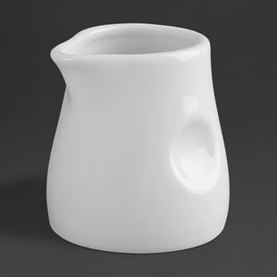 Olympia | porseleinen melkkannetje met kuiltjes 70ml (6 stuks)