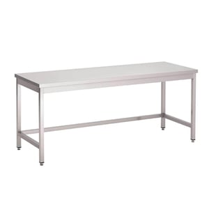 Gastro M | RVS werktafel zonder onderblad 85x100x70cm