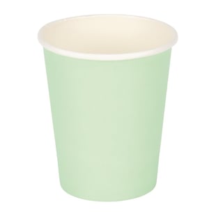Fiesta | Recyclable koffiebekers enkelwandig turquoise 225ml (1000 stuks)