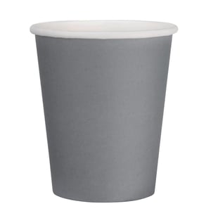 Fiesta | Recyclable koffiebekers enkelwandig blauwgrijs 225ml (1000 stuks)