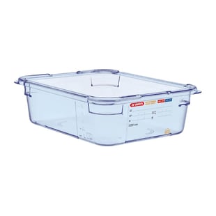 Araven | ABS blauwe GN 1/2 voedseldoos 10cm diep