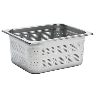 Gastro M | geperforeerde RVS GN 1/2 bak 15cm diep