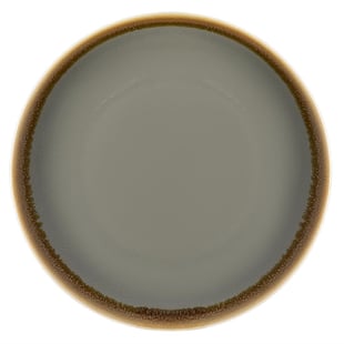 Olympia | Kiln Ronde Coupeborden Grijs 23cm (6 Stuks)