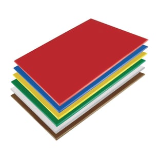 Hygiplas | LDPE snijplanken set 600x450x10mm (6 stuks)
