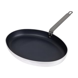 Vogue | Aluminium Antiaanbak Teflon Platinum Plus Ovale Koekenpan 40cm