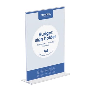 DTM Primera | Europel Bordhouder Budget T-Stand A4 Portrait