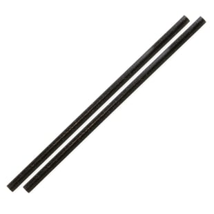 Sier Disposables | Refork rechte rietjes zwart ø 6 mm / 20cm (100 stuks)