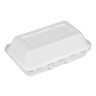 Fiesta | Composteerbare Bagasse Voedselcontainers 400x335mm (200 stuks)