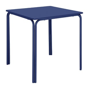 Bolero | Adeline Stalen Vierkante Tafel 700mm Donker Blauw