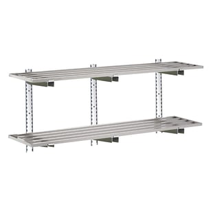 Gastro M | Gastro-M Complete wandrekset 2 niveaus 200x40cm - volledige montageset (excl. schroeven)