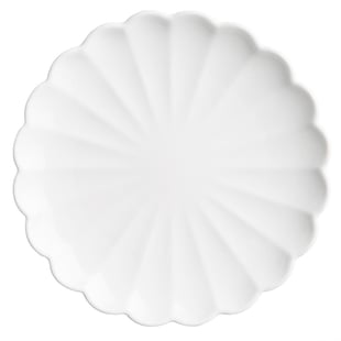 Olympia | Bloom Geschulpte Borden Wit 175mm (6 stuks)