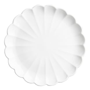 Olympia | Bloom Geschulpte Borden Wit 276mm (4 stuks)