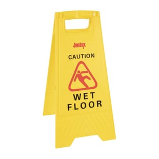 Jantex | waarschuwingsbord gladde vloer 64cm