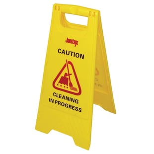 Jantex | waarschuwingsbord "Cleaning in progress"